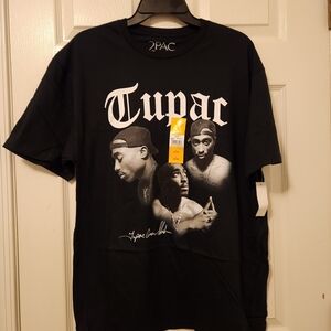 Black Graphic Tupac T-Shirt